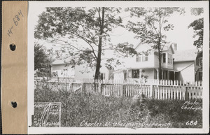Charles D. Sherman, house, barn, Greenwich, Mass., June 12, 1928