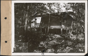 Melvin G. Gilbert, camp, Quabbin Lake, Greenwich, Mass., June 12, 1928