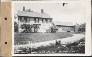 Charles D. Randall, house and barn, Belchertown, Mass., June 15, 1928