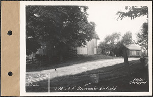 Louisa M. and Fred F. Newcomb, barn and shed, Enfield, Mass., June 16, 1928
