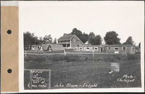 John Bloom, house and henhouses, Enfield, Mass., June 16, 1928