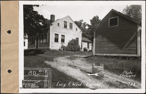 Lucy F. Ward, house and shed, Enfield, Mass., June 16, 1928
