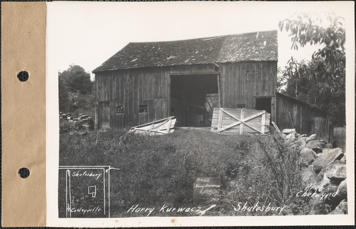 Harry Kurwacz, barn, Shutesbury, Mass., June 18, 1928 Digital