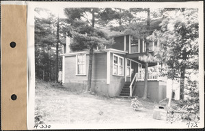 Addie P. Mallory, camp, Quabbin Lake, Greenwich, Mass., July 11, 1928