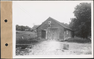 Rollin N. Doubleday, blacksmith shop, Dana Center, Dana, Mass., July 12, 1928