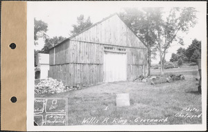 Willis R. King, barn, Greenwich, Mass., July 12, 1928