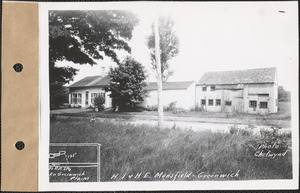 Hazel I. and Helen E. Mansfield, house, barn, Greenwich Plains, Greenwich, Mass., July 12, 1928