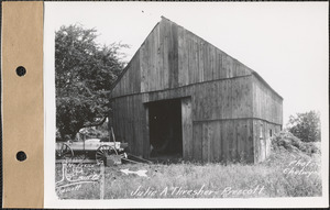 Julia A. Thresher, barn, Prescott, Mass., July 16, 1928
