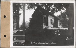William J. Crawford, house (Burdett house), North Dana, Dana, Mass., July 24, 1928