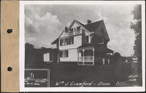 William J. Crawford, house (homeplace), North Dana, Dana, Mass., July 24, 1928
