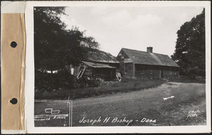 Joseph H. Bishop, house, shed, Dana, Mass., July 24, 1928