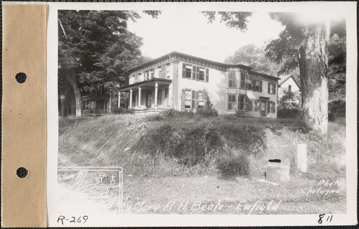 Mary R. H. Beale, House, Enfield, Mass., Aug. 2, 1928 - Digital 