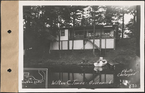 Wilton C. Towne, camp ("Sylvan Lodge"), Quabbin Lake, Greenwich, Mass., Aug. 7, 1928