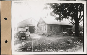 Jennie N. Bishop, house, barn, Dana, Mass., Aug. 27, 1928