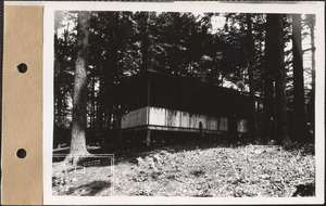 Fred E. Doane, camp, Mill Pond, North Dana, Dana, Mass., Aug. 27, 1928