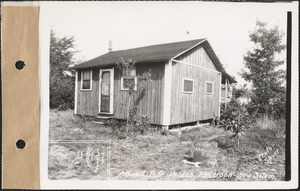 Alfred P. and Huldah Anderson, camp, Thompson Pond, New Salem, Mass., Aug. 29, 1928