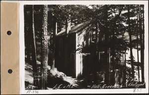 Luella C. and Martha E. Hall, camp, Quabbin Lake, Greenwich, Mass., Sep. 8, 1928