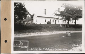 W. Herbert Stone, house, etc., Petersham, Mass., Sep. 11, 1928