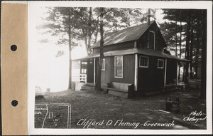 Clifford D. Fleming, camp, Greenwich Lake, Greenwich, Mass., Sep. 11, 1928
