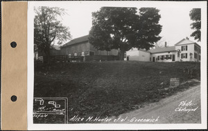 Alice M. Hunter et al., house, barn, Greenwich, Mass., Oct. 2, 1928