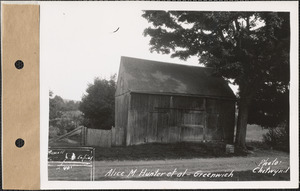 Alice M. Hunter et al., barn, Greenwich, Mass., Oct. 2, 1928