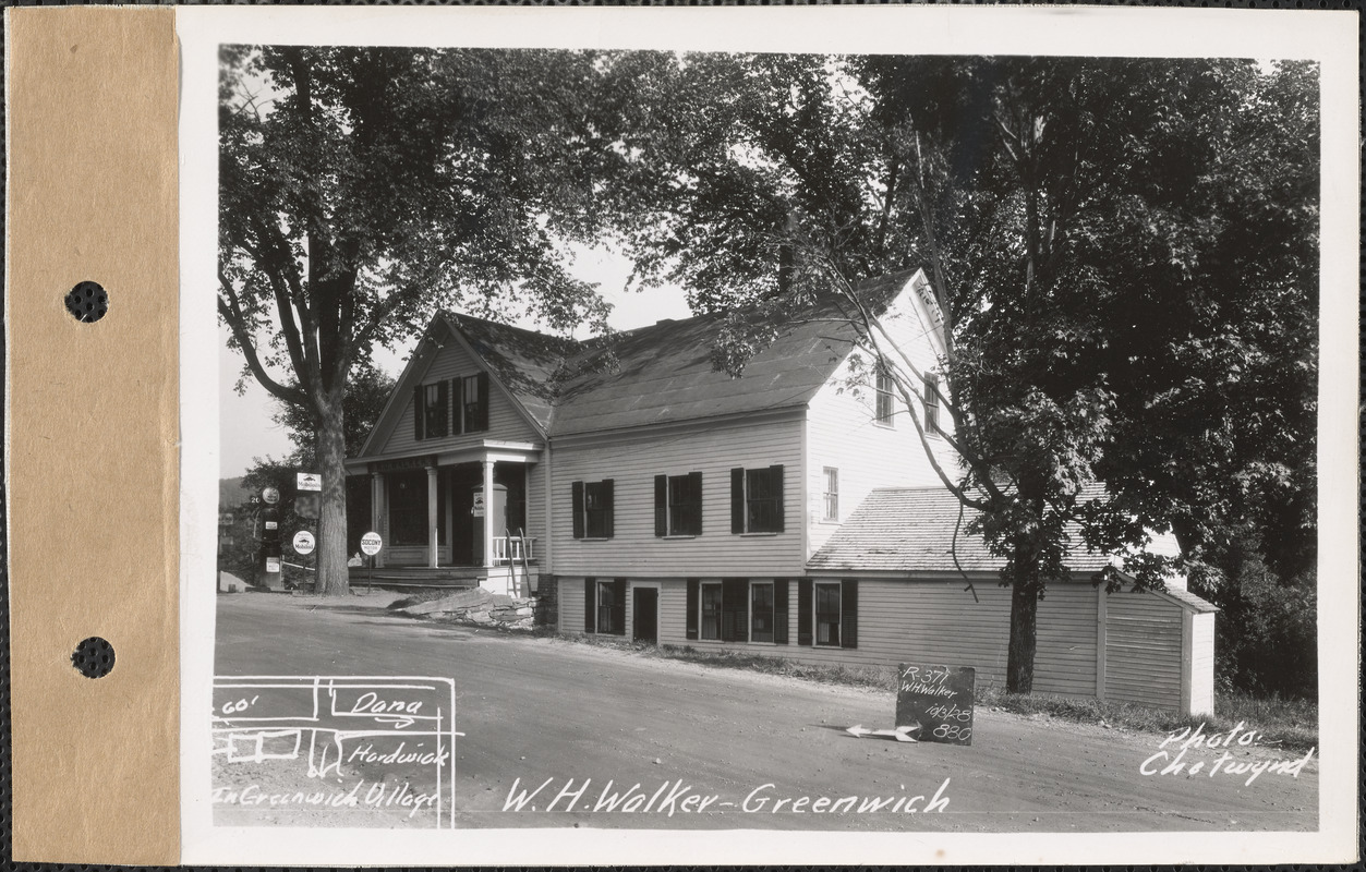 William H. Walker, store, Greenwich Village, Greenwich, Mass., Oct. 3, 1928