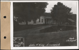 John H. King, house, barn, Greenwich Village, Greenwich, Mass., Oct. 9, 1928
