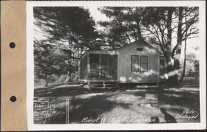 Robert H. Stuart, camp, Greenwich Lake, Greenwich, Mass., Oct. 20, 1928