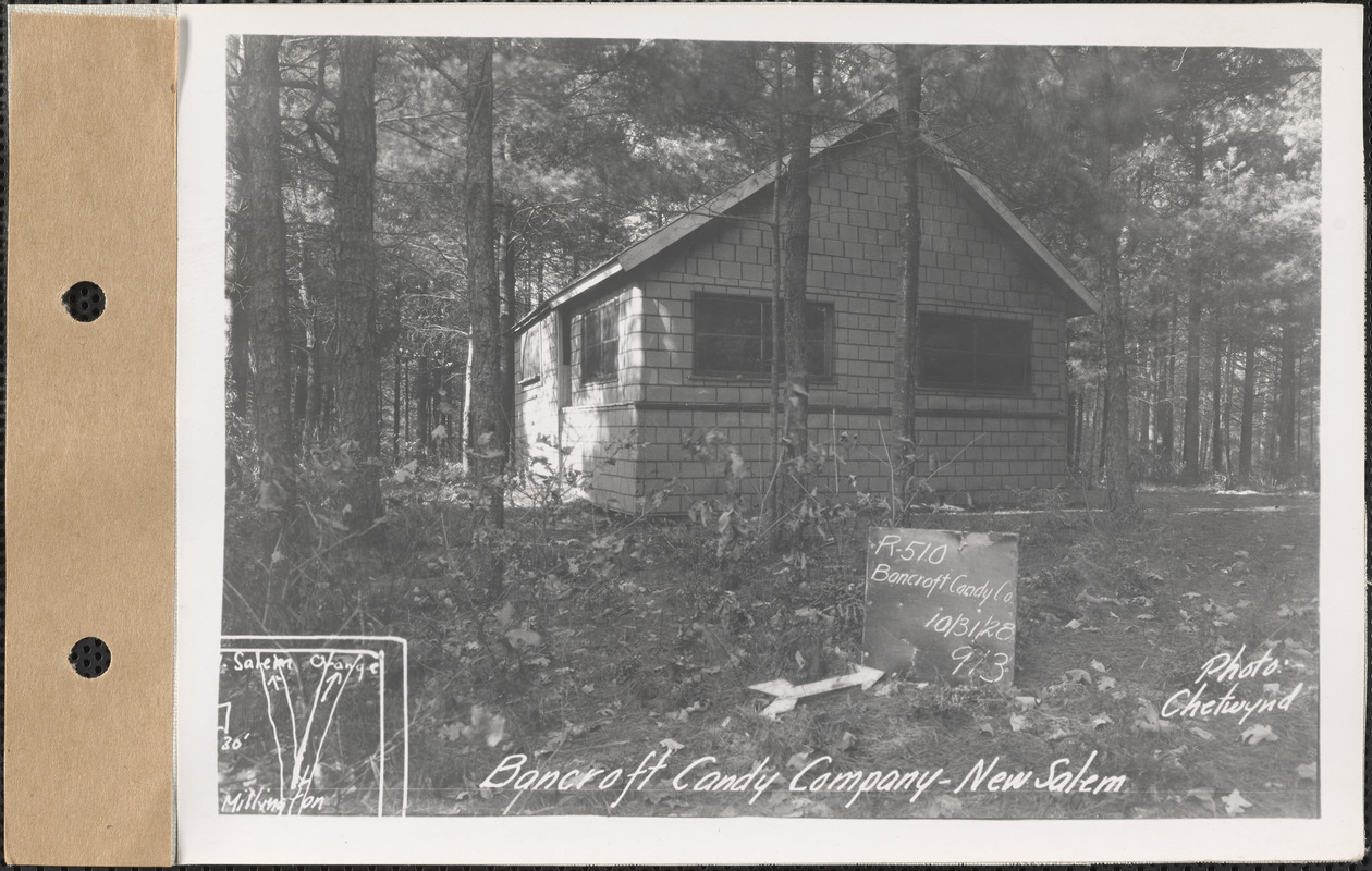 Bancroft Candy Company, camp, New Salem, Mass., Oct. 31, 1928