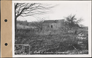 Belle C. Lincoln, barn (old farm), Greenwich, Mass., Nov. 7, 1928