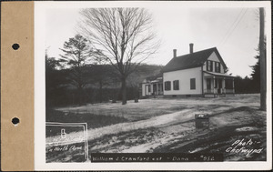 William J. Crawford estate, house, North Dana, Dana, Mass., Jan. 4, 1929