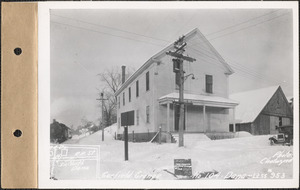 Garfield Grange #104, grange hall, North Dana, Dana, Mass., Jan. 16, 1929