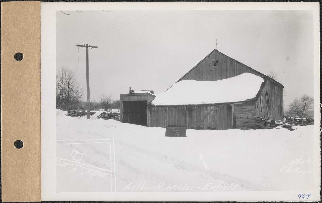 Arthur R. Wilder, barn, Enfield, Mass., Mar. 2, 1929