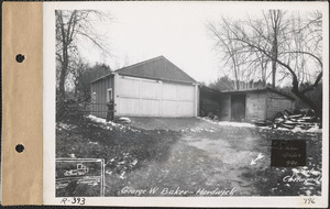 George W. Baker, barn, garage, Hardwick, Mass., Apr. 15, 1929