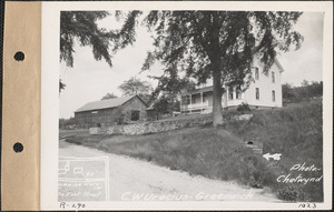 Cyprian W. Uracius, house, barn, etc., Greenwich, Mass., June 5, 1929