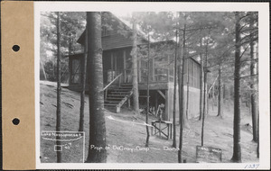 Joseph H. DeGray, camp, Lake Neeseponsett, Dana, Mass., June 26, 1929