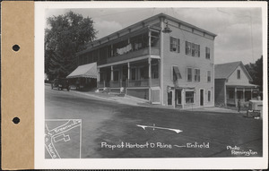 Herbert D. Paine, store, etc., Enfield, Mass., June 26, 1929