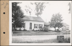Helen E. and Hazel I. Mansfield, house, barn, Greenwich, Mass., July 10, 1929