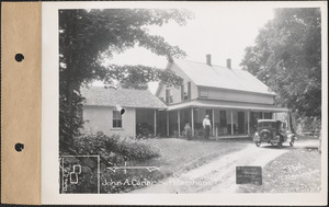 John A. Carter, house (homeplace), Petersham, Mass., July 10, 1929