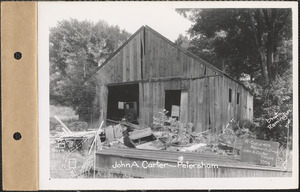 John A. Carter, blacksmith, Petersham, Mass., July 10, 1929