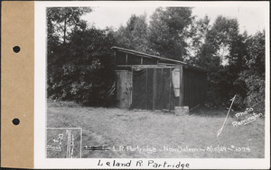 Leland R. Partridge, shack, New Salem, Mass., Aug. 15, 1929