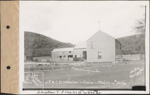 Johnathan T. and Charles B. Wheeler, house, barn, Dana, Mass., Aug. 16, 1929