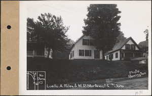Luella A. Fales and Myron R. Sturtevant, house, Dana, Mass., Sep. 10, 1929