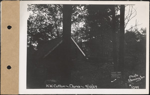 H. W. Cotton (on A. Johnson line), reservoir, Dana, Mass., Sep. 10, 1929