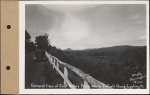 General view of east valley from Ware-Enfield Road, looking north, Quabbin Reservoir, Mass., Sep. 11, 1929