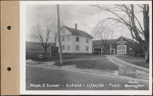 Ralph C. Turner, house and barn ("Broadacre Farm"), Enfield, Mass., Nov. 20, 1929