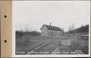 William S. Cabot, house, Enfield, Mass., Nov. 20, 1929