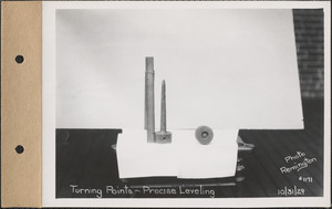 Turning points, precise leveling, for Harris, Enfield, Mass., Oct. 31, 1929