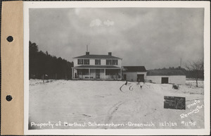 Bertha J. Schemerhorn, house, shed, Greenwich, Mass., Dec. 7, 1929