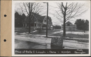 Belle C. Lincoln, house, barn, Dana, Mass., Dec. 20, 1929